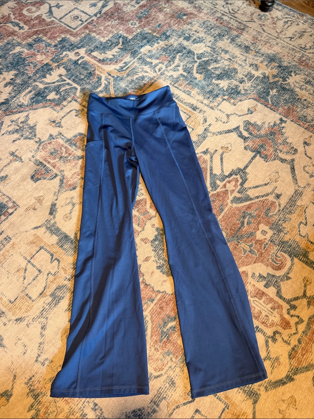 abercrombie kids Navy Flared Leggings with Side Pocket